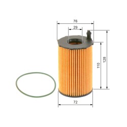 Filtre à Huile Pour VW Audi Porsche 059115561D 057115441B 95810722220 059198405