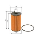 Filtre à Huile Pour Peugeot Citroën Jaguar Land Rover 1109AW 1109X8 2C229685