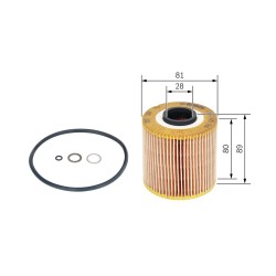 Filtre à Huile Pour BMW Série 3 E30 E36 5 E34 Isuzu Trooper III