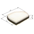 Filtre Habitacle Pour Chrysler Crossfire Roadster MERCEDES Classe C T-Model E S