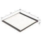 Filtre Habitacle Pour Peugeot Partner Citroën Berlingo Xantia Xsara