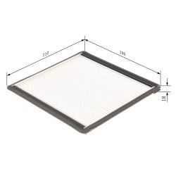 Filtre Habitacle Pour Peugeot Partner Citroën Berlingo Xantia Xsara