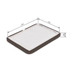 Filtre Habitacle Pour Renault Megane I 7700424093