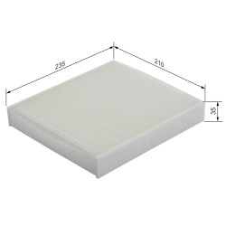 Filtre Habitacle Pour Ford Focus II Volvo C30 C70 II S40 V50