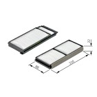 Filtre Habitacle Pour Mazda 3 5 B32L61J6X BBM46-1J6X BP4K-61-J6X9A BP4K-61J6XA9A