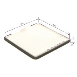 Filtre Habitacle Pour Hyundai i10 II Cargo Kia Picanto RIO III