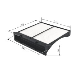 Filtre Habitacle Pour Subaru Forester Impreza Levorg WRX XV 0145352210