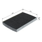 Filtre Habitacle Pour Audi A4 A6 Seat Chrysler 4B0819439B 4B0819439C 05072176AA