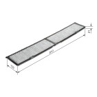 Filtre Habitacle Pour BMW Série 1 E81 E82 E87 E88 3 E90 E91 E92 E93 64319313517