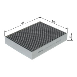Filtre Habitacle Pour BMW Série 1 F20 F21 2 F22, F87 F23 3 F30, F80 64116821995