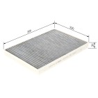 Filtre Habitacle Pour VW Audi A4 A5 A6 Bentley Lamborghini 4M0819439A 8W0819439A