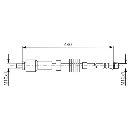 Flexible de Frein Pour Citroën C4 II - DS4 DS DS4/DS4 Crossback