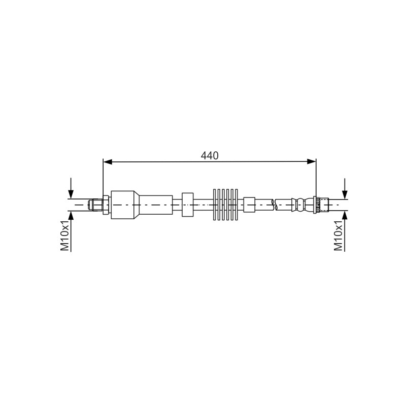 Flexible de Frein Pour Citroën C4 II - DS4 DS DS4/DS4 Crossback
