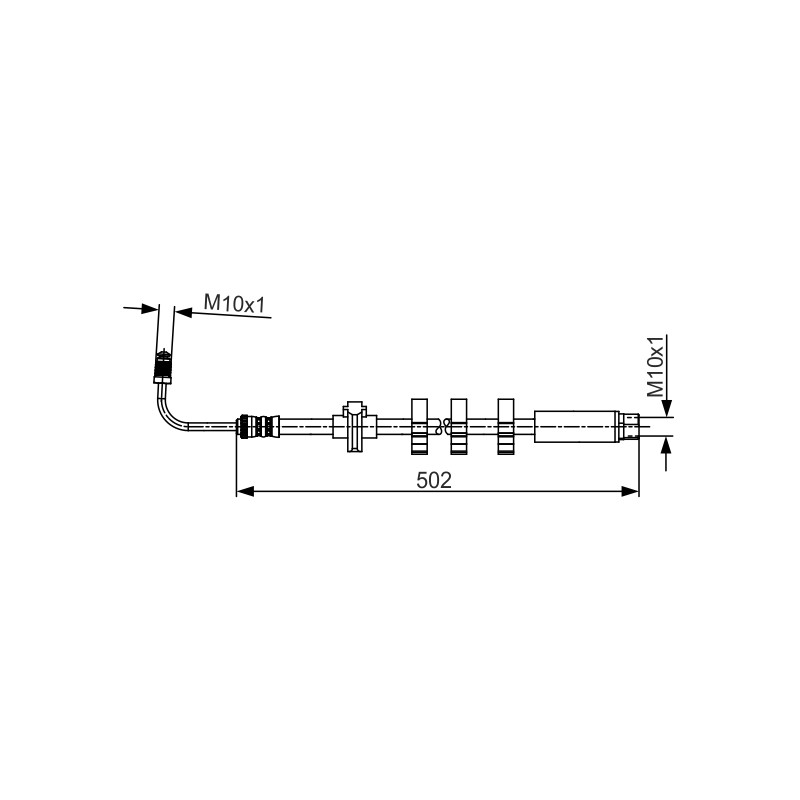 Flexible de Frein Pour Peugeot 406 480688