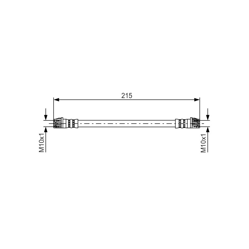 Flexible de Frein Pour Peugeot 207 208 301 2008 I Opel Citroën Vauxhall 4806G2