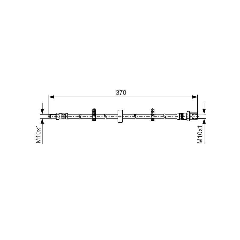 Flexible de Frein Pour Iveco Daily Citys III IV V VI 500327224 504088068