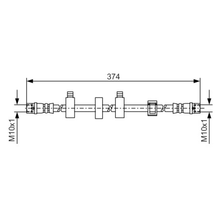 Flexible de Frein Pour VW California T4 Transporter IV 7D0611701A