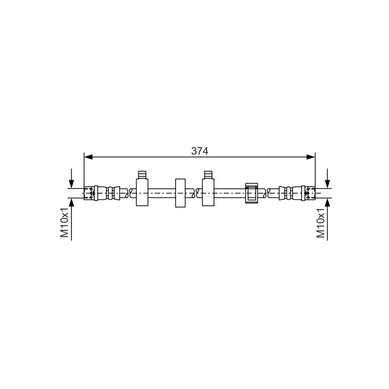 Flexible de Frein Pour VW California T4 Transporter IV 7D0611701A