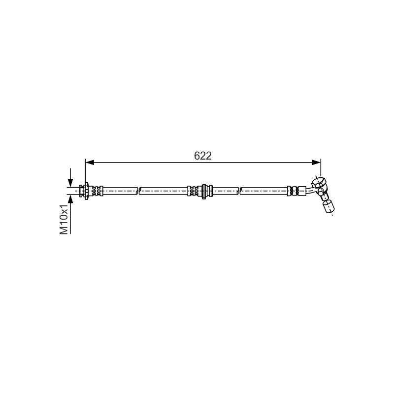 Flexible de Frein Pour Renault Kadjar 462117244R 462118361R