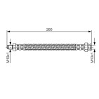 Flexible de Frein Pour Peugeot 205 - I II 309 480632