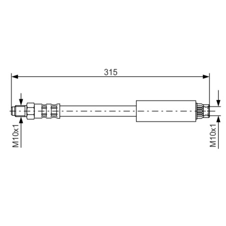 Flexible de Frein Pour Renault Safrane I II 7700811704 7701204590