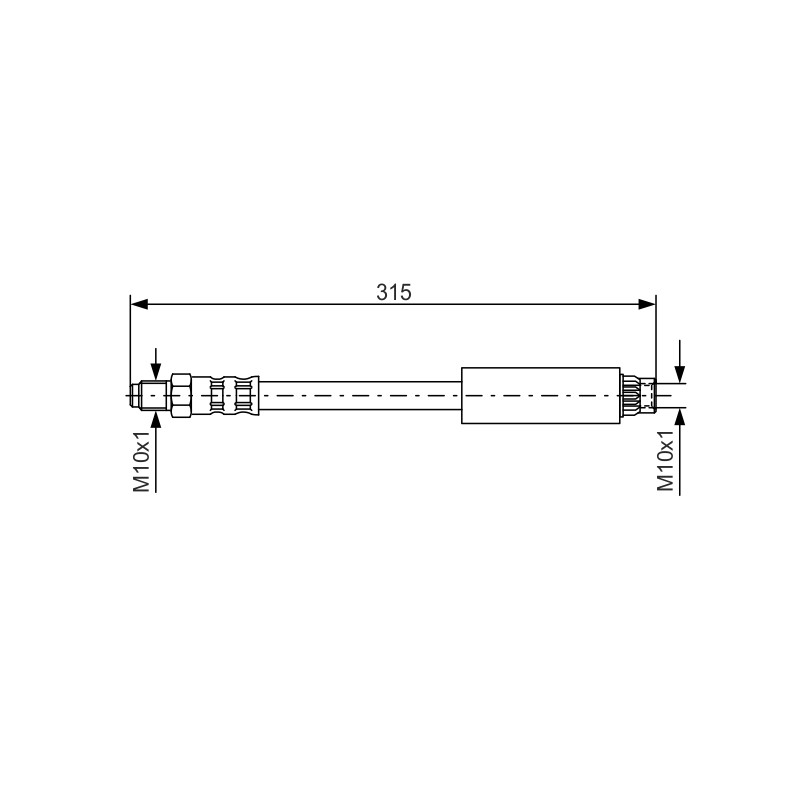 Flexible de Frein Pour Renault Safrane I II 7700811704 7701204590