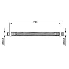 Flexible de Frein Pour Peugeot 306 Citroën Xsara ZX