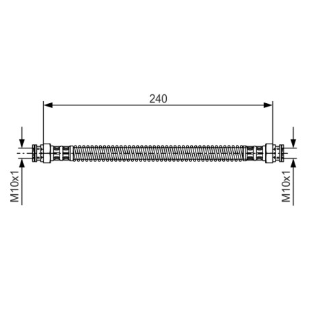 Flexible de Frein Pour Peugeot 306 Citroën Xsara ZX