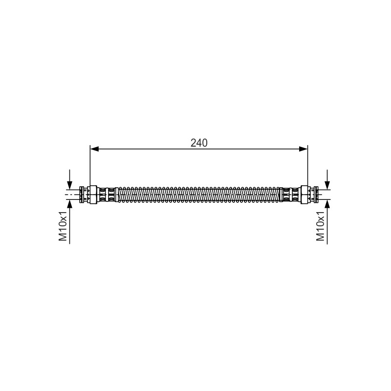 Flexible de Frein Pour Peugeot 306 Citroën Xsara ZX