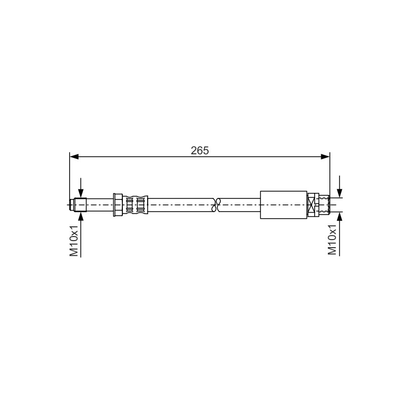 Flexible de Frein Pour BMW Série 1 E81 E82 E87 E88 F20 F21 34306762837