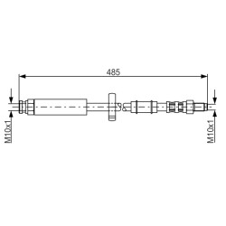 Flexible de Frein Pour Peugeot Boxer Fiat Citroën 480670 1311457080 K1311457080