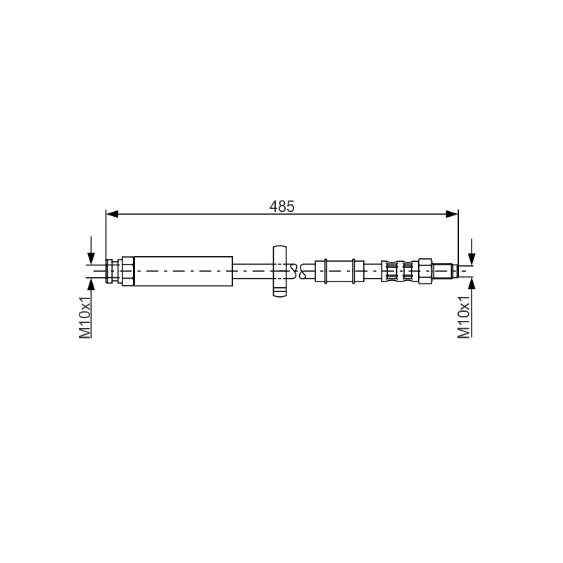 Flexible de Frein Pour Peugeot Boxer Fiat Citroën 480670 1311457080 K1311457080