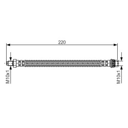 Flexible de Frein Pour Renault Opel Nissan Vauxhall 8200003481 4418515 91167776