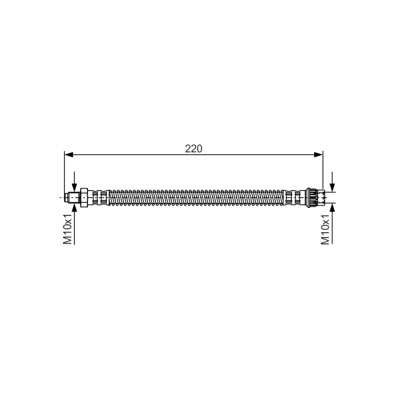 Flexible de Frein Pour Renault Opel Nissan Vauxhall 8200003481 4418515 91167776