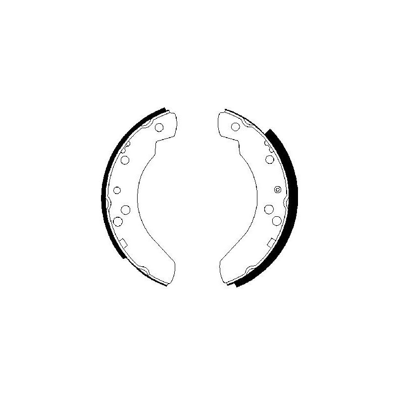 Kit Machoire de Freins Pour Ford P 100 I II Transit 1570203 5026344 6150091