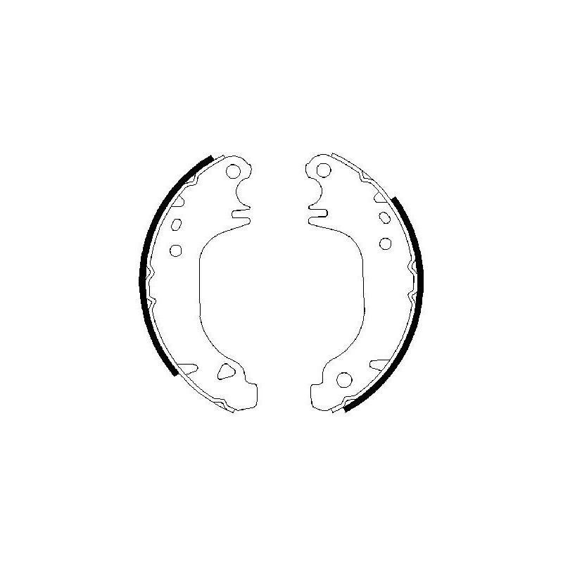 Kit Machoire de Freins Pour Peugeot 106 I II 205 - 306 309 Citroën AX Saxo