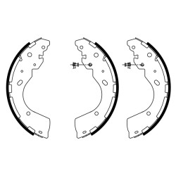 Kit Machoire de Freins Pour Renault Ford Nissan 1727211 44060EB326 AB312200BA