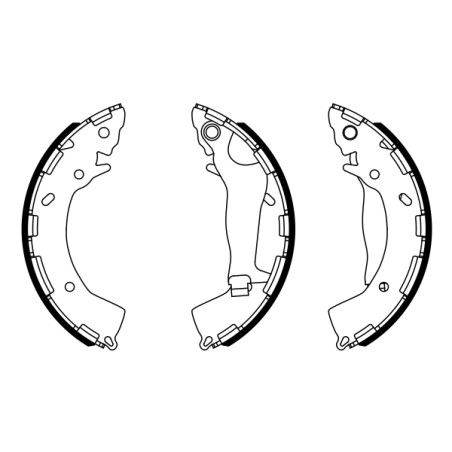 Kit Machoire de Freins Pour Hyundai Elantra i10 i20 583050XA10 58350F2A00