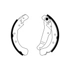 Kit Machoire de Freins Pour Opel Astra F G Combo/Monospace Combo Tour Vectra B