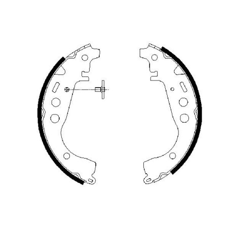 Kit Machoire de Freins Pour Toyota Allion I BB Corolla Hilux IV IST 0449574020