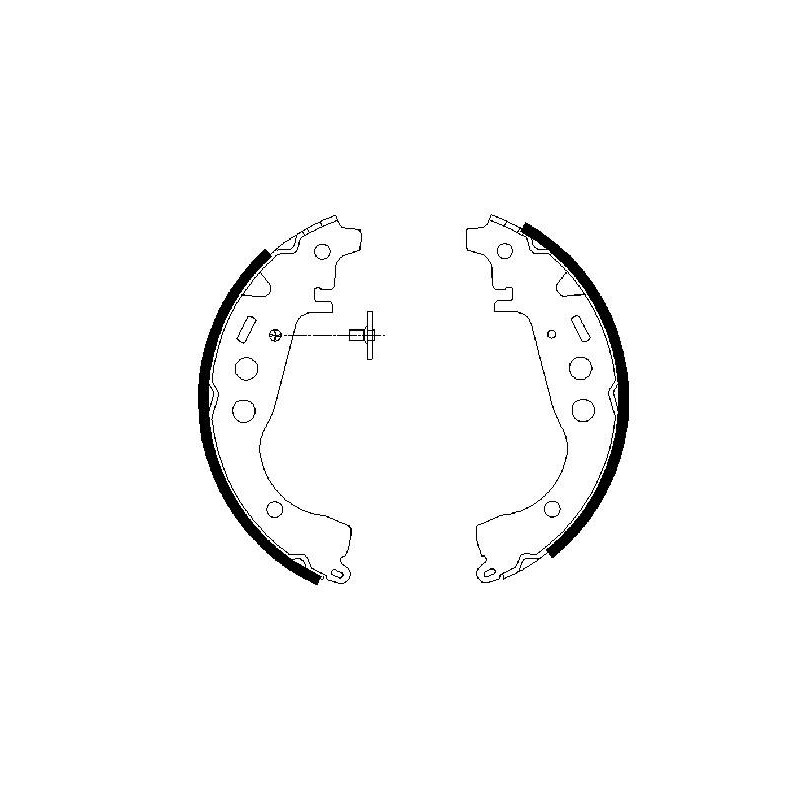 Kit Machoire de Freins Pour Toyota Allion I BB Corolla Hilux IV IST 0449574020
