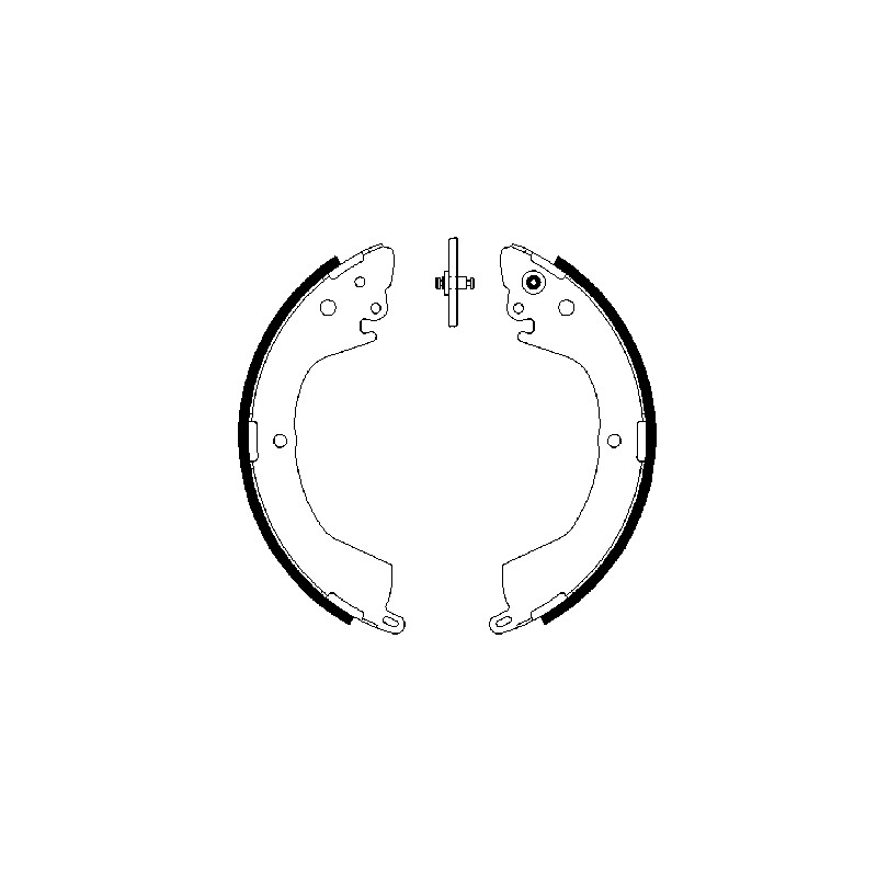 Kit Machoire de Freins Pour Mitsubishi Delica/Space Gear L200 MN102639 MN186401
