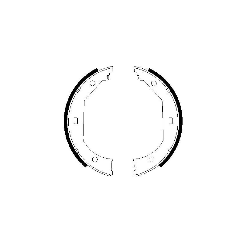 Kit Machoire de Freins à Main Pour BMW F36 5 E39 X1 34212213311 34212213313
