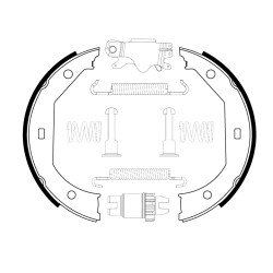 Kit Machoire de Freins à Main Pour BMW Série 1 E81 E82 E87 E88 2 F22, F87