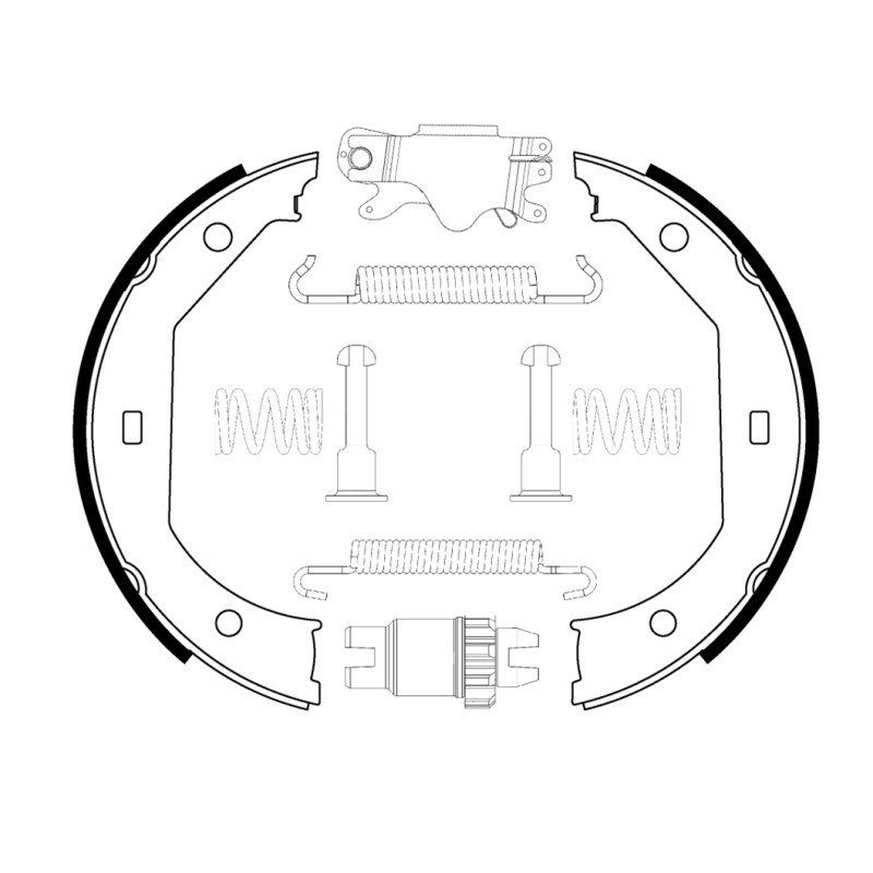 Kit Machoire de Freins à Main Pour BMW Série 1 E81 E82 E87 E88 2 F22, F87
