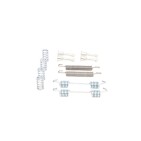 Kit Accessoire Machoire de Frein à Main Pour BMW E92 E93 F30, F80 34410004879