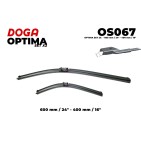 2 Balais D'Essuie-Glace Avant 600mm 400mm Pour Peugeot Renault Seat Ibiza Opel