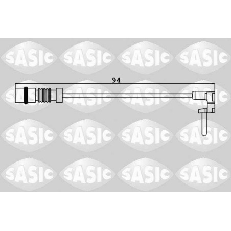 Capteur Usure Plaquettes De Frein Avant Pour MERCEDES 124 190 A Trois Volumes