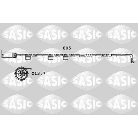 Capteur Usure Plaquettes De Frein Avant Pour Mini Mini Clubman 34356773017
