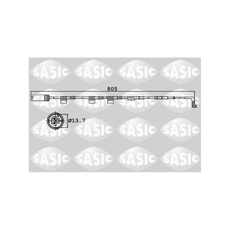 Capteur Usure Plaquettes De Frein Avant Pour Mini Mini Clubman 34356773017
